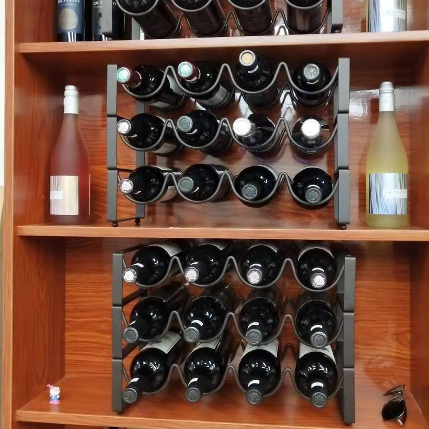 Zyqixluk Iron Stacking Wine Rack A2
