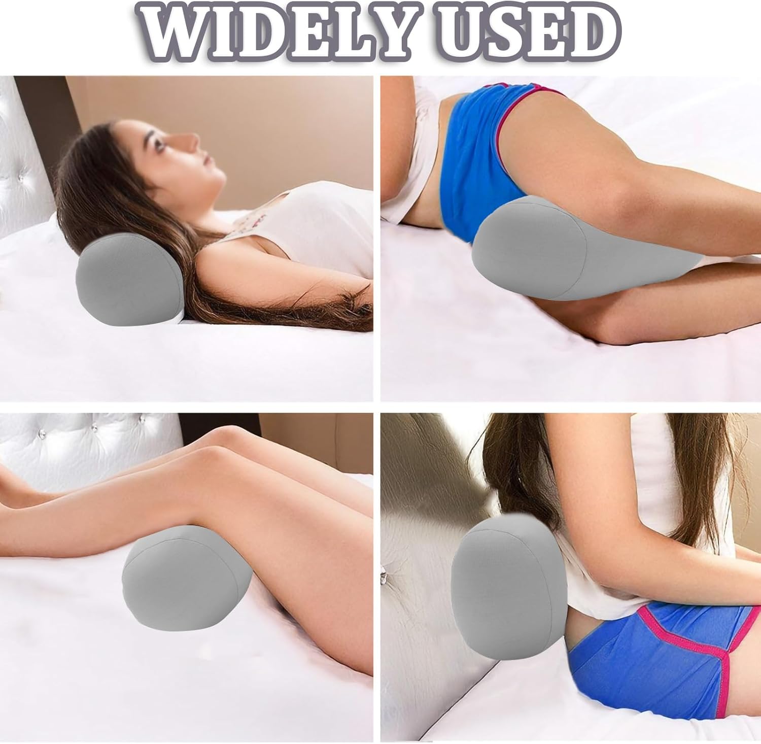 Midremer 2 Pack Microbead Pillows for Neck and Back Support