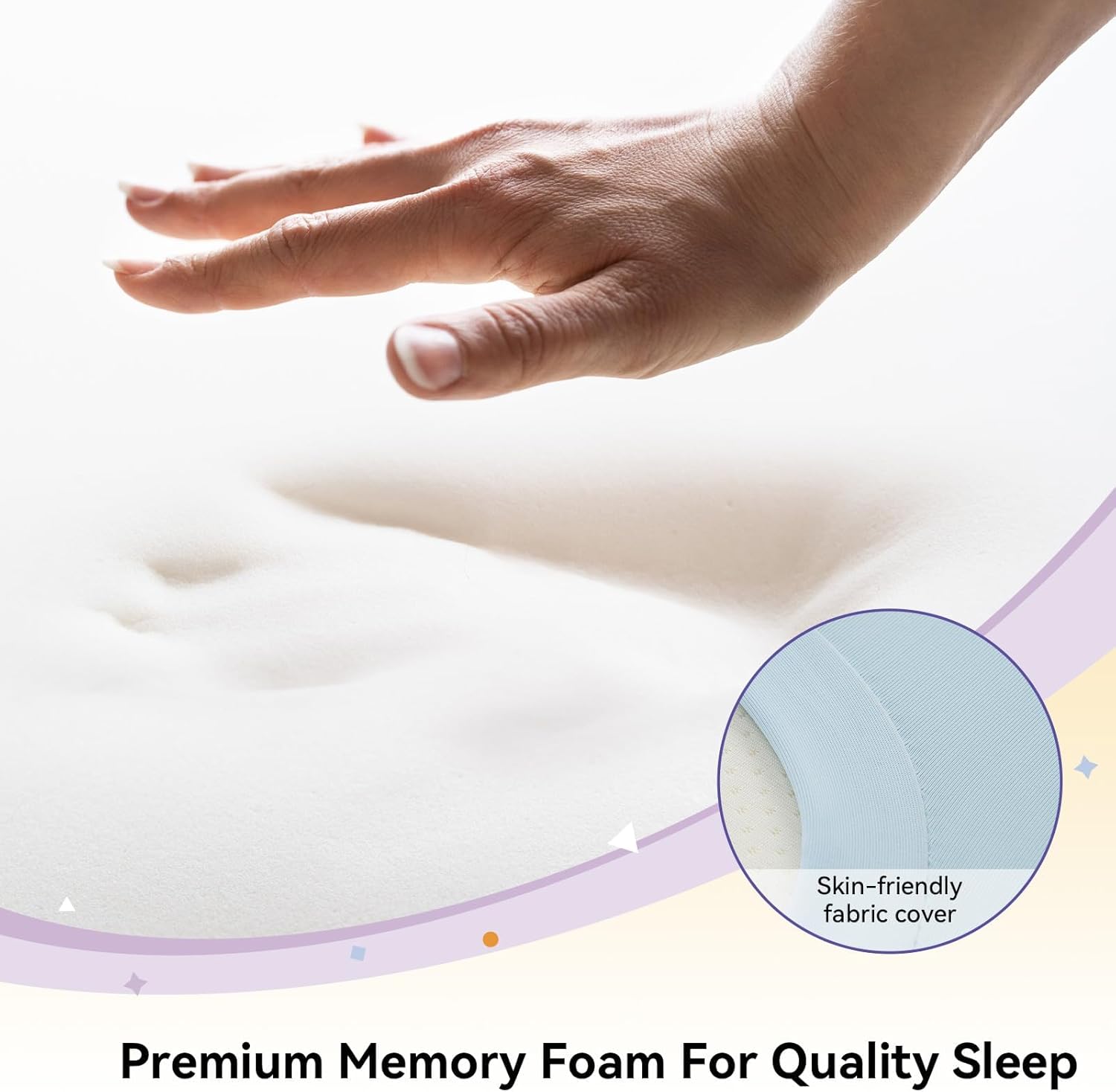 SUBCULTUREPICK Cervical Pillow for Neck and Shoulder Support