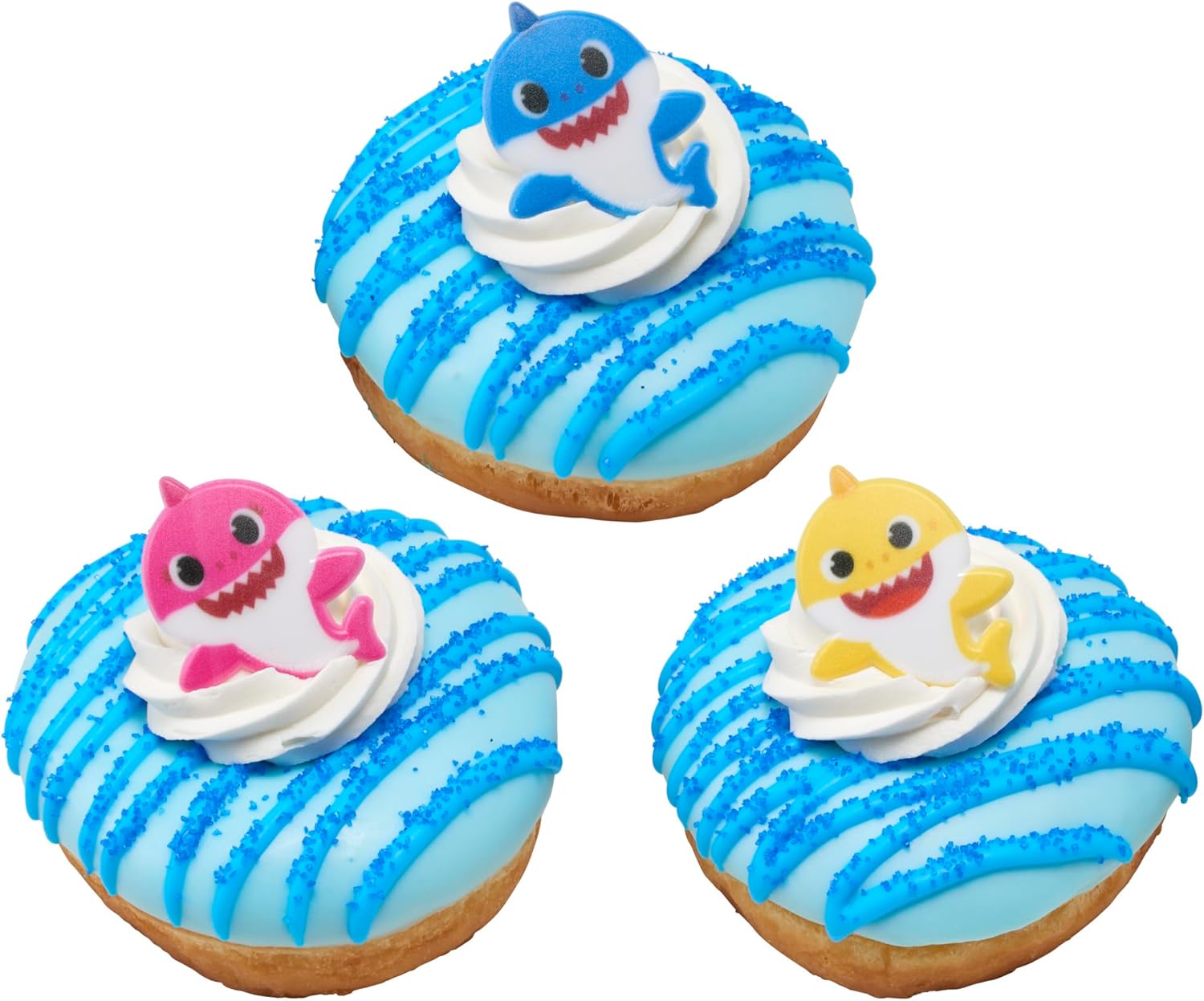 DecoPac Pinkfong Baby Shark 24 Cupcake Toppers 1