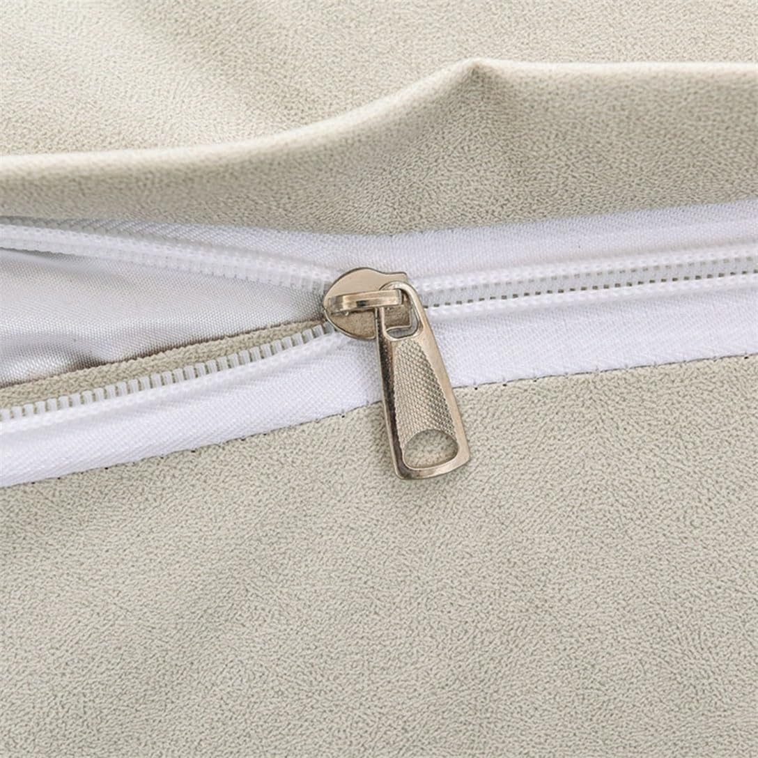 Removable Washable Wedge Headboard Pillow in Ivory White