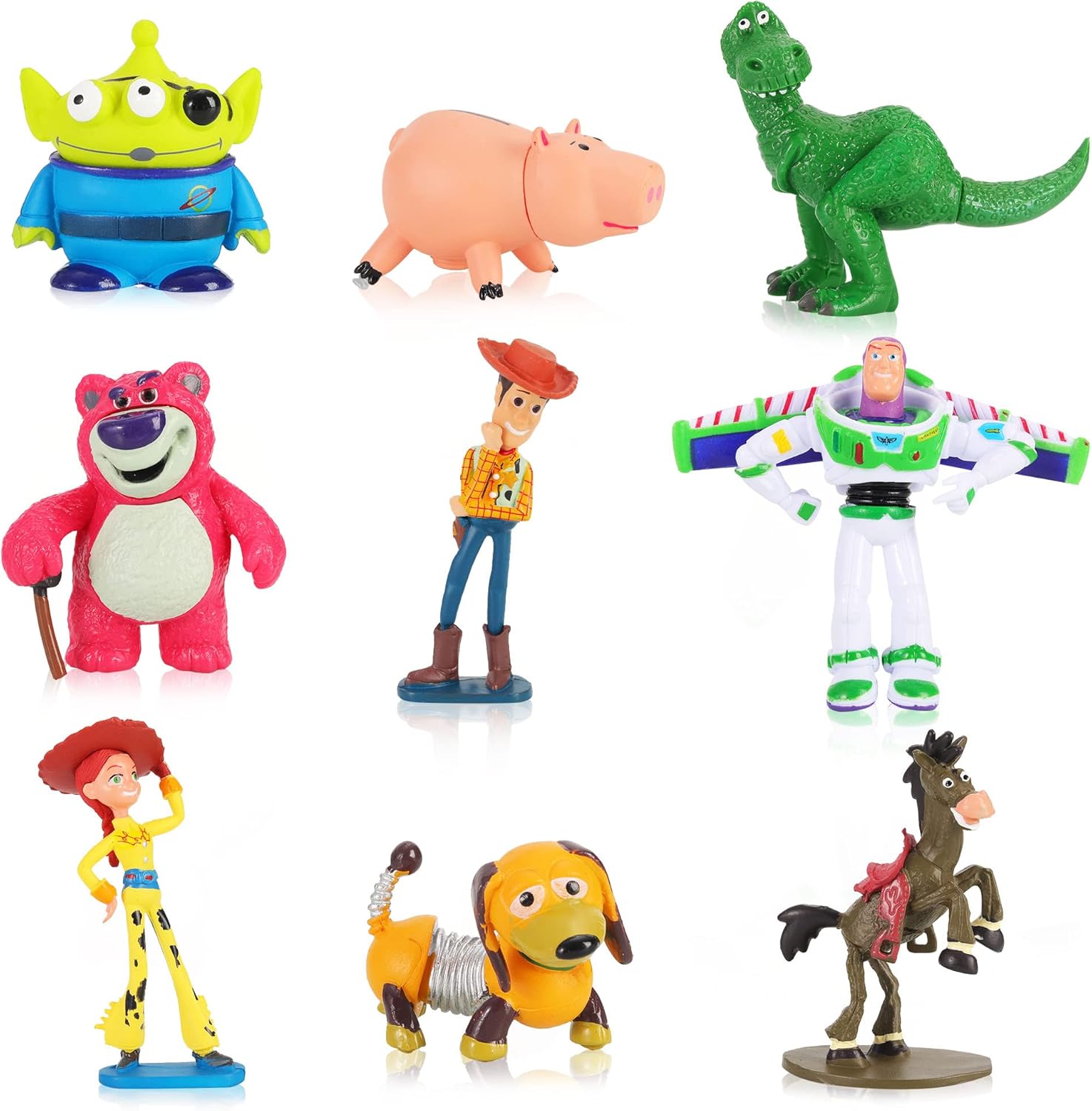 9Pack Story Action Figures with Cake Topper for Kids
