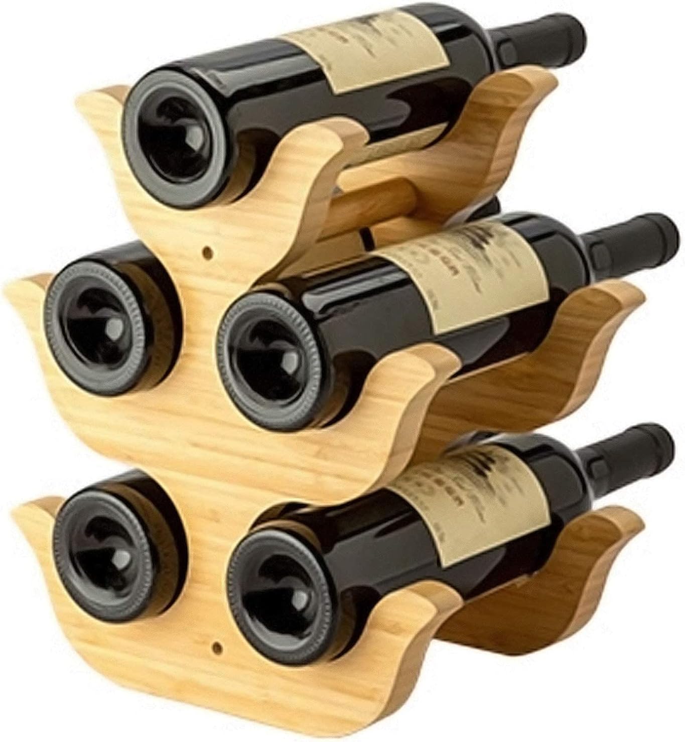 Pimex 5 Bottle Tabletop Wine Rack Holder