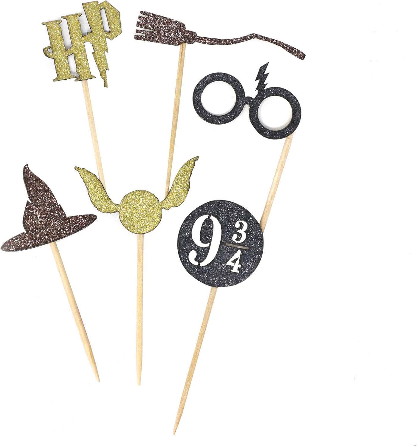 Confetti Harry Inspired Cupcake Toppers Pack of 24