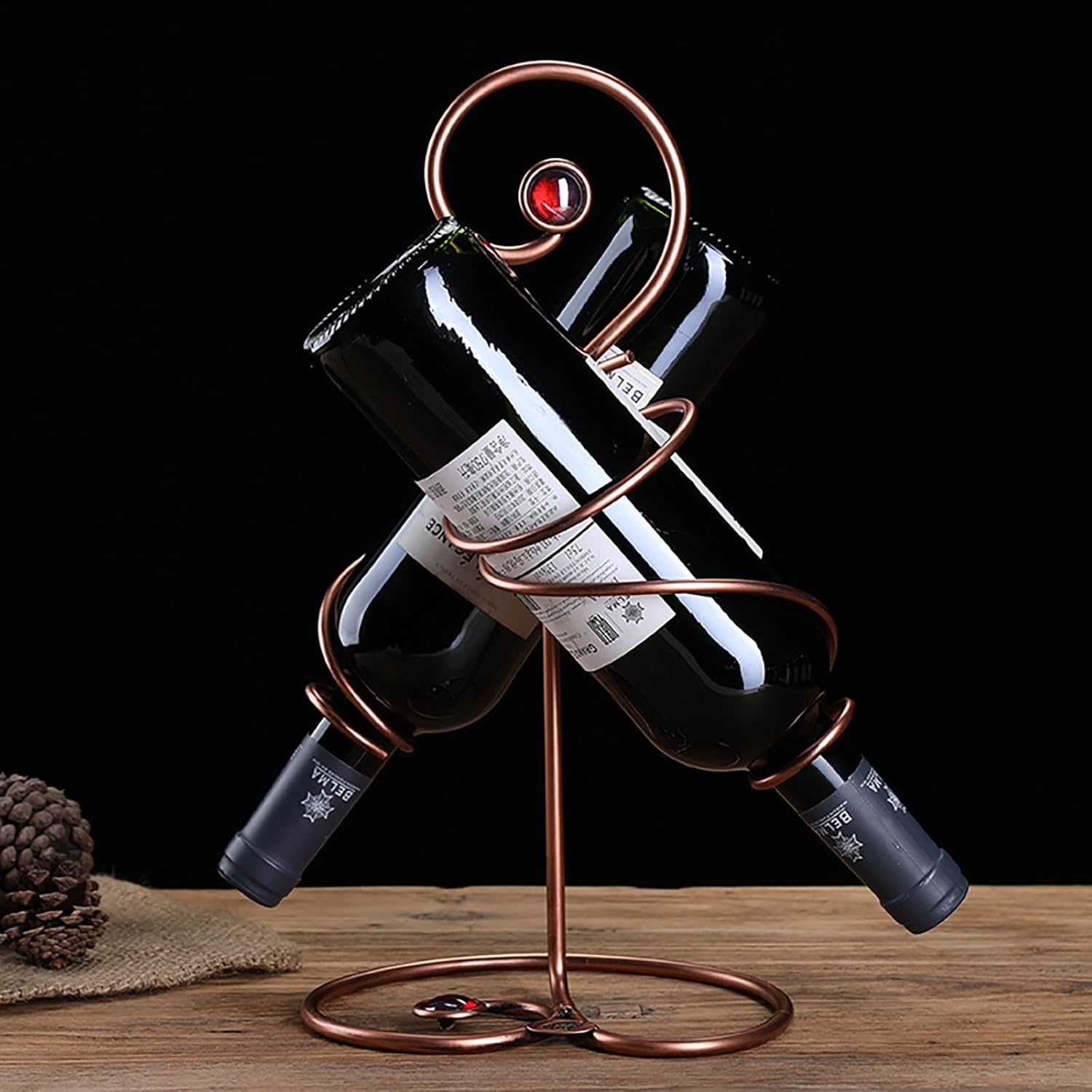 Coemepa Metal Wine Rack 2-7 Bottles Free Standing