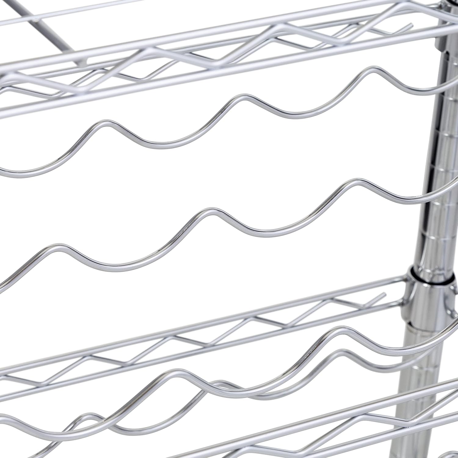 IPPEL 4-Tier Wine Rack for 24 Bottles