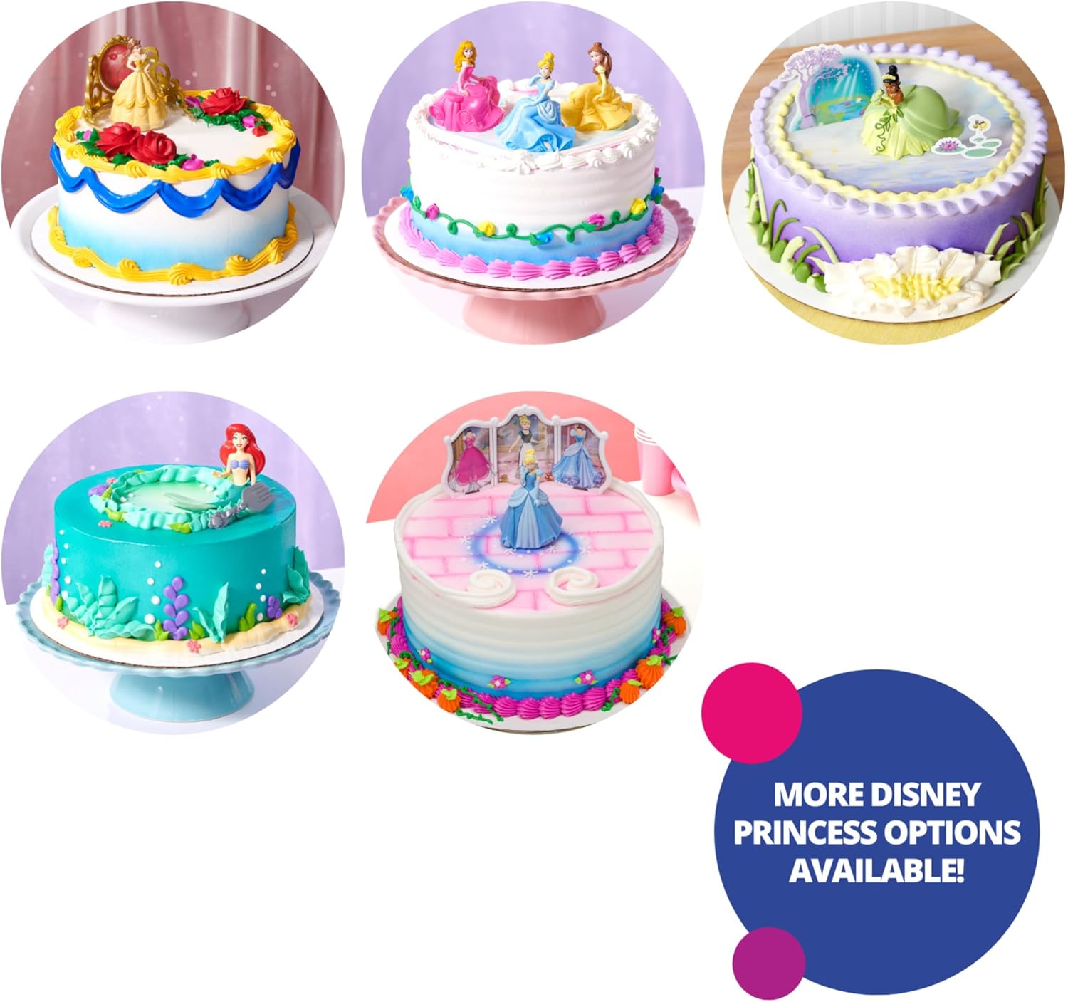 DecoSet Disney Princess Belle Cake Topper 2-Piece Set