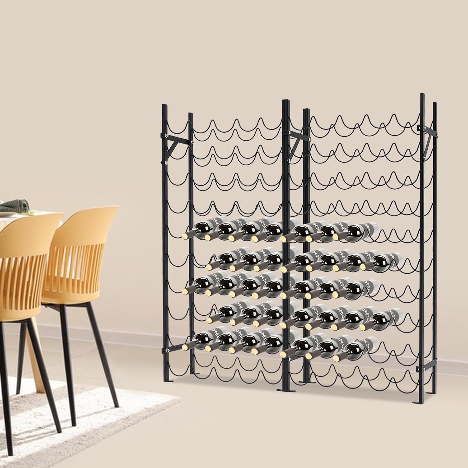 BILPIKOGoo 10 Tier Wine Rack for 100 Bottles