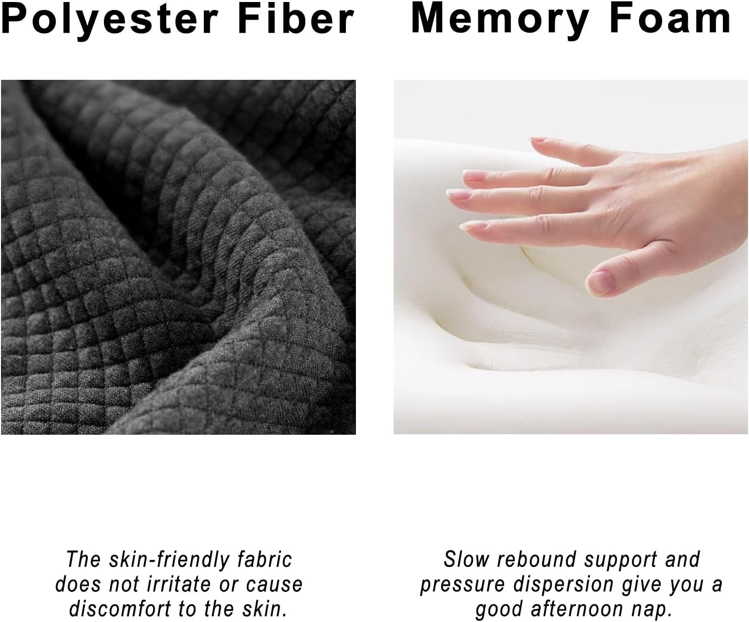 Ergonomic Memory foam Prone Support Pillow for Adult