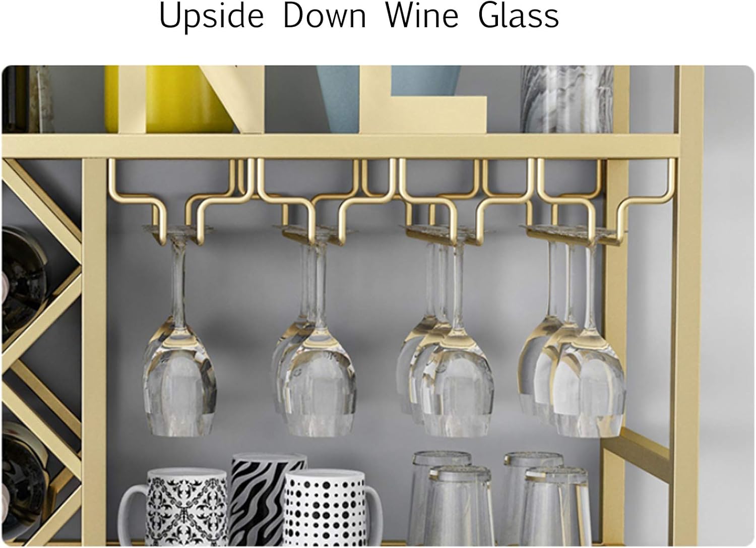 Pimex Wall-Mounted Wine Rack Durable Stylish Storage Solution for Home