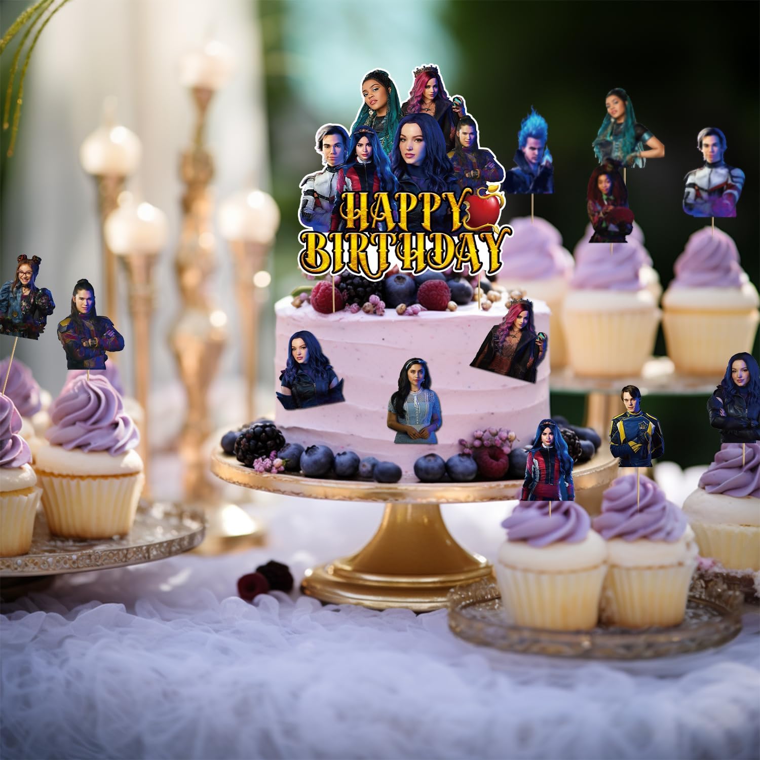 Movie Themed Cupcake Toppers - 13pcs Birthday Party Decorations