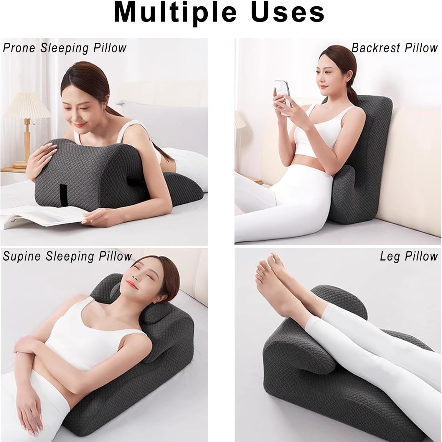 Ergonomic Memory foam Prone Support Pillow for Adult