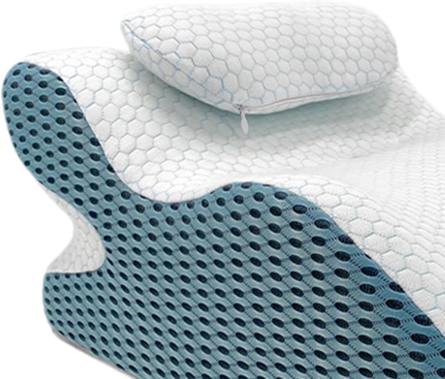 Face Down Pillow with Neck Support for Sleeping and Movies