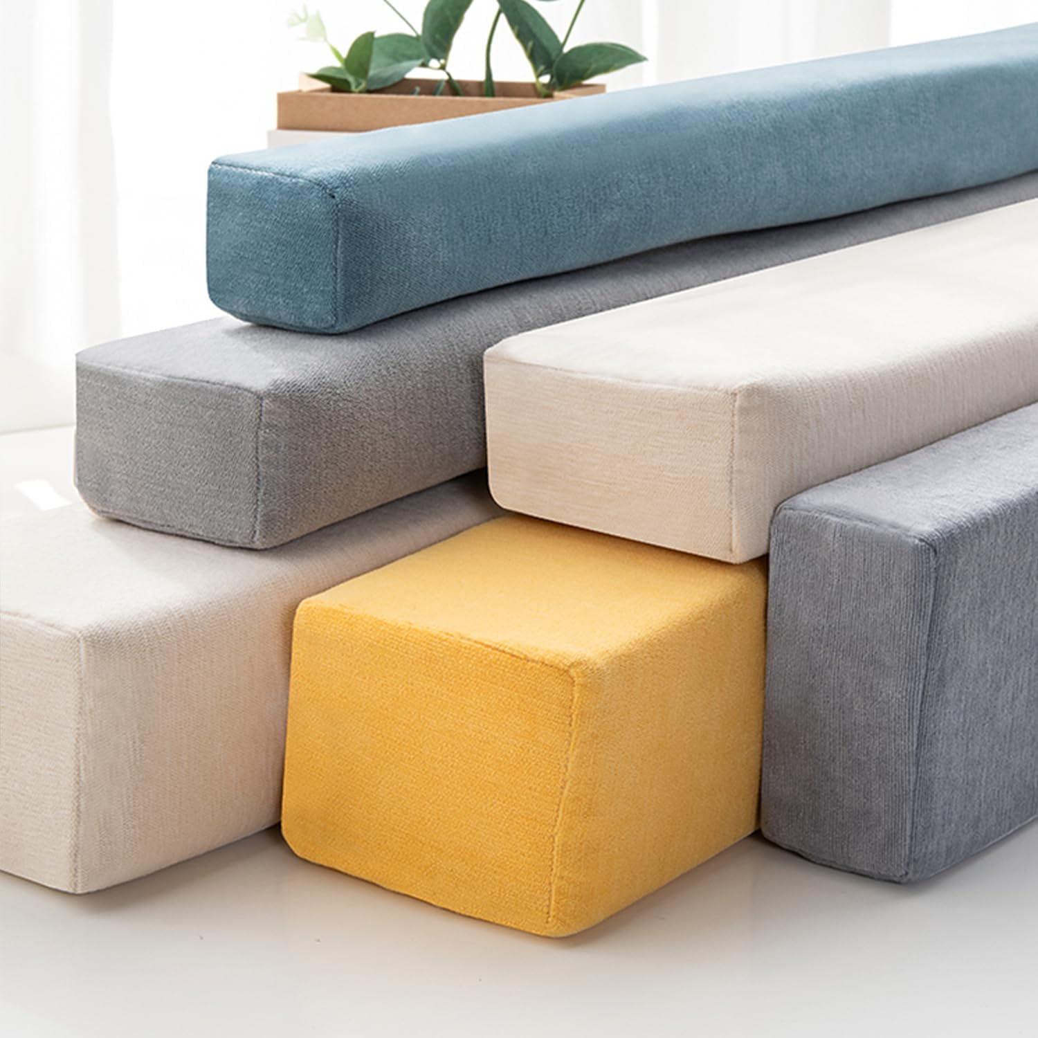 ZZYK Bed Gap Filler Pillow - Gray Queen 78x6