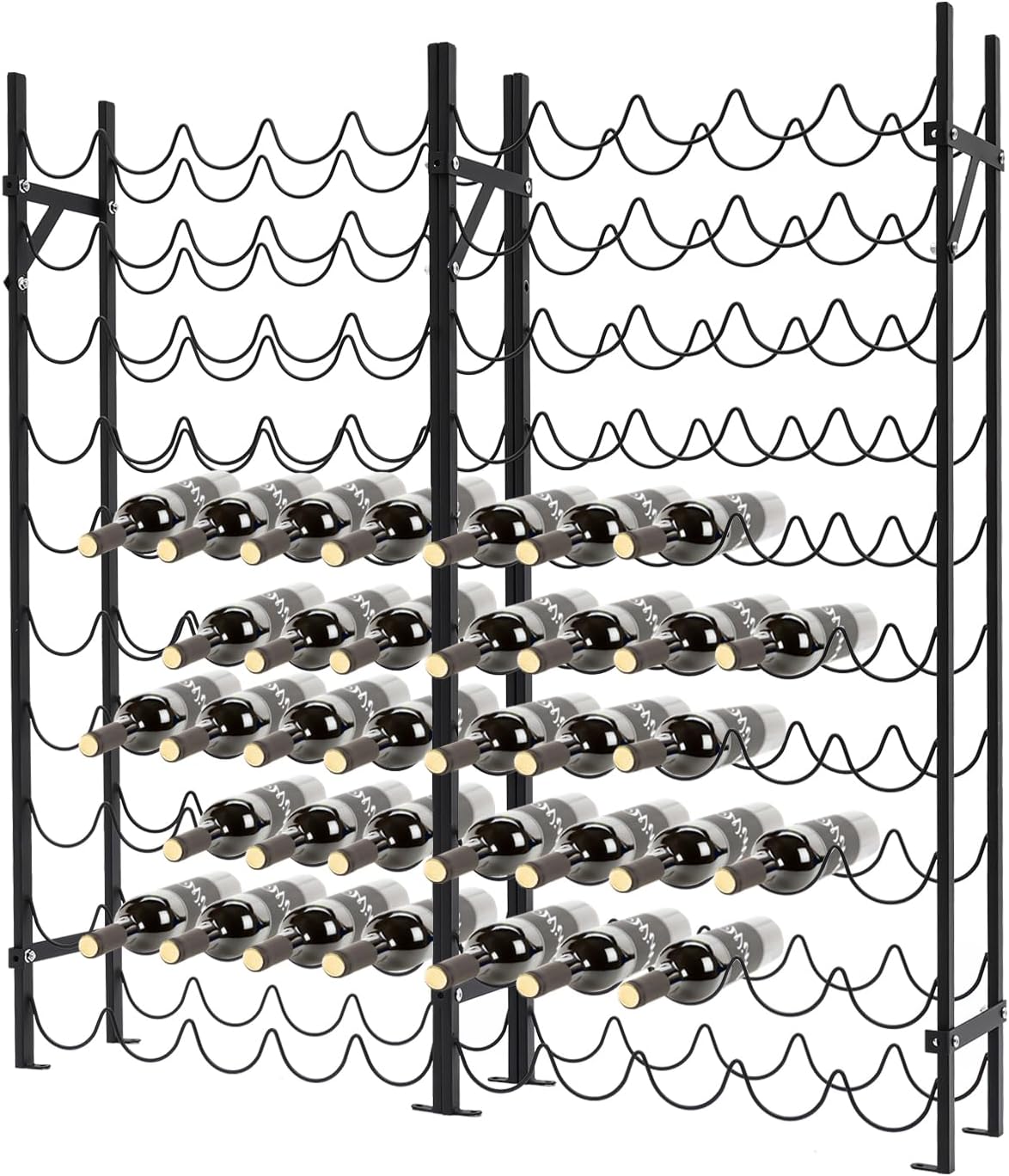BILPIKOGoo 10 Tier Wine Rack for 100 Bottles
