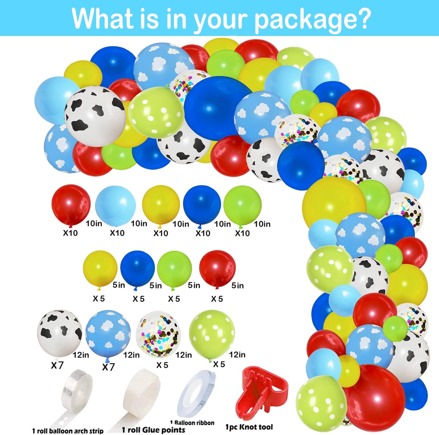 METIXOZE 3rd Birthday Cartoon Decor Set