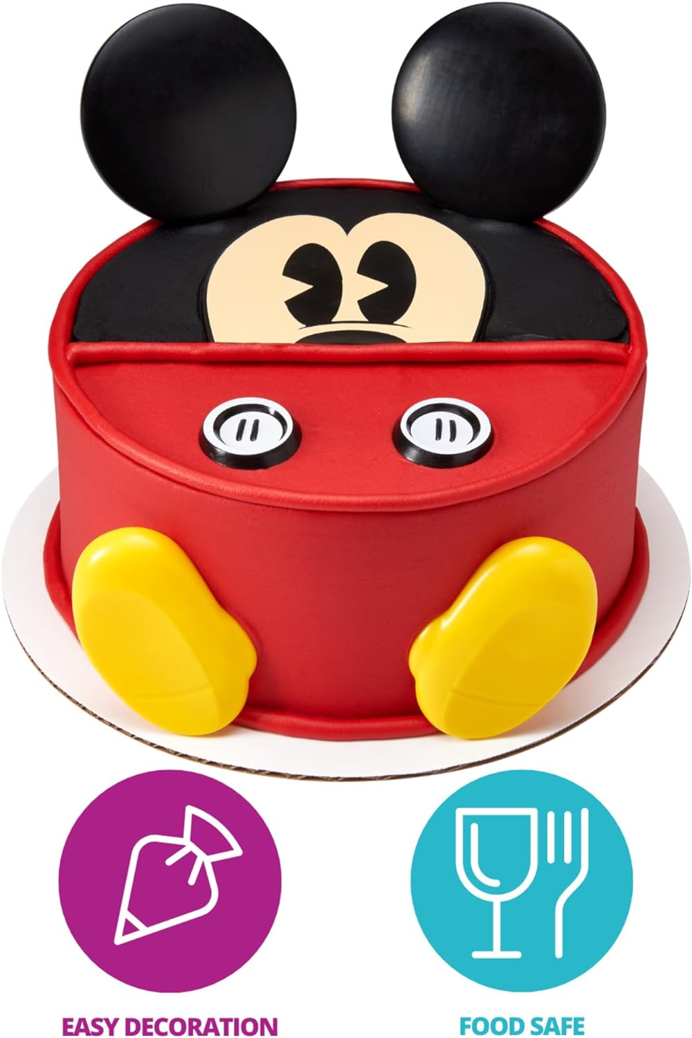 DecoSet Disney Mickey Mouse Cake Topper Set