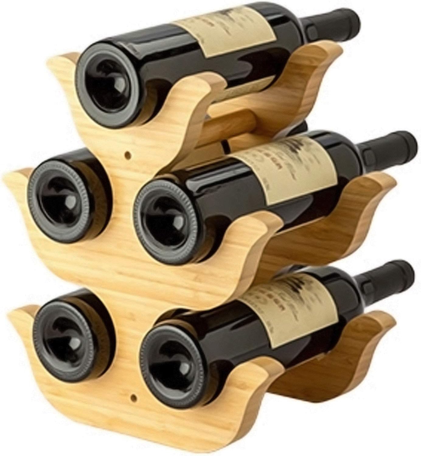 Pimex 5 Bottle Tabletop Wine Rack Holder
