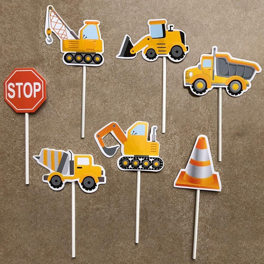 ALISSAR 35-Pack Non-Edible Cupcake Toppers