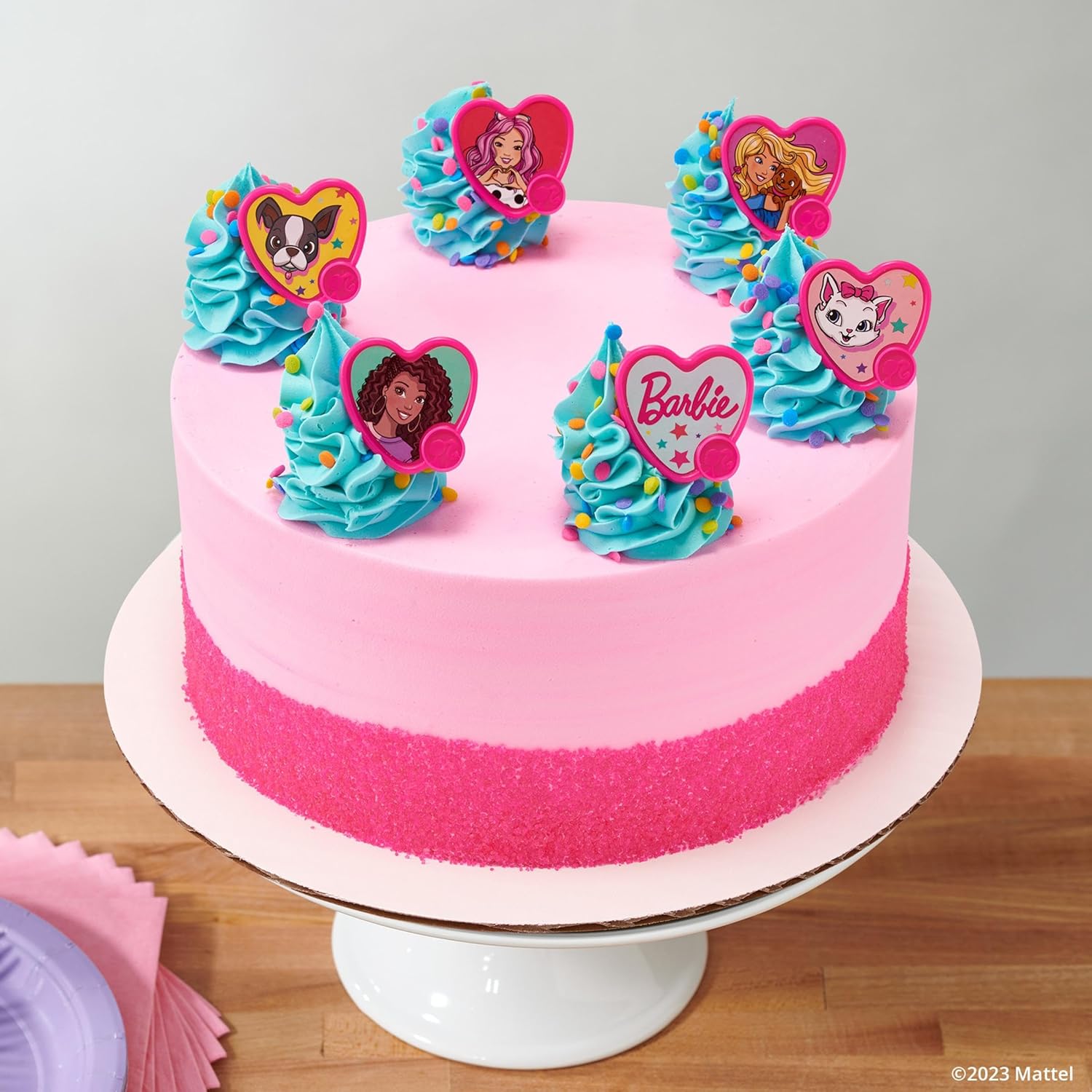 DecoPac Barbie Be The Future Cupcake Toppers - 24 Pack