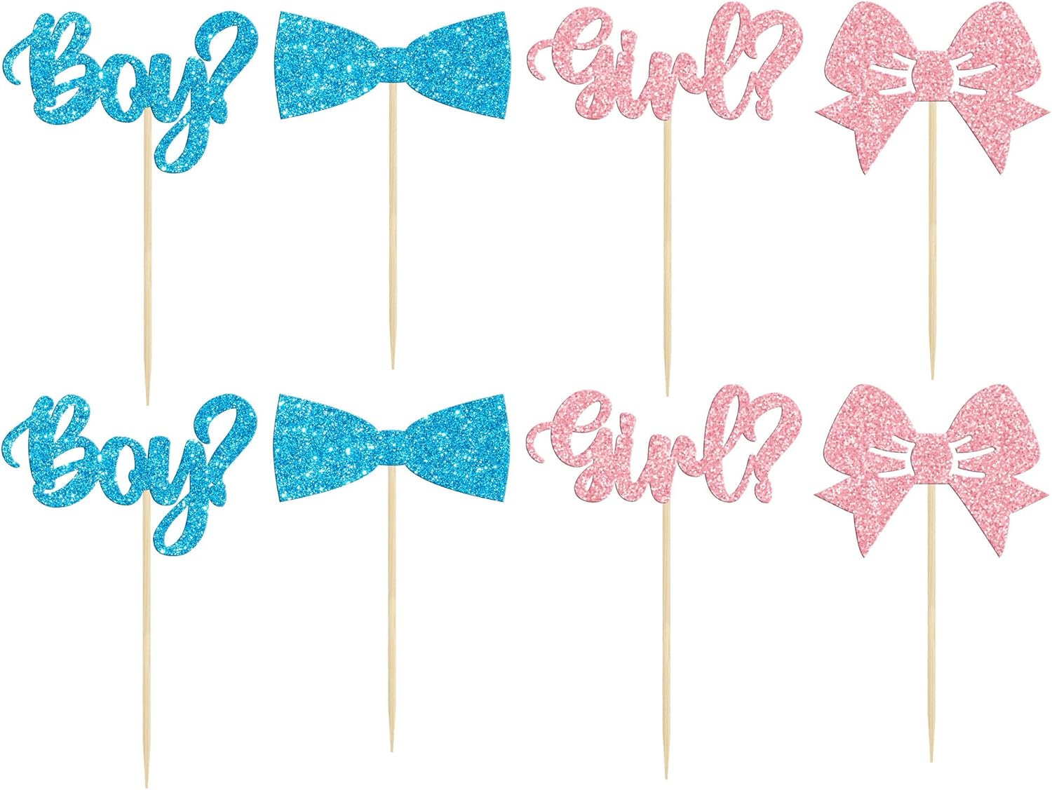 Gyufise 36Pcs Non-Edible Cupcake Toppers