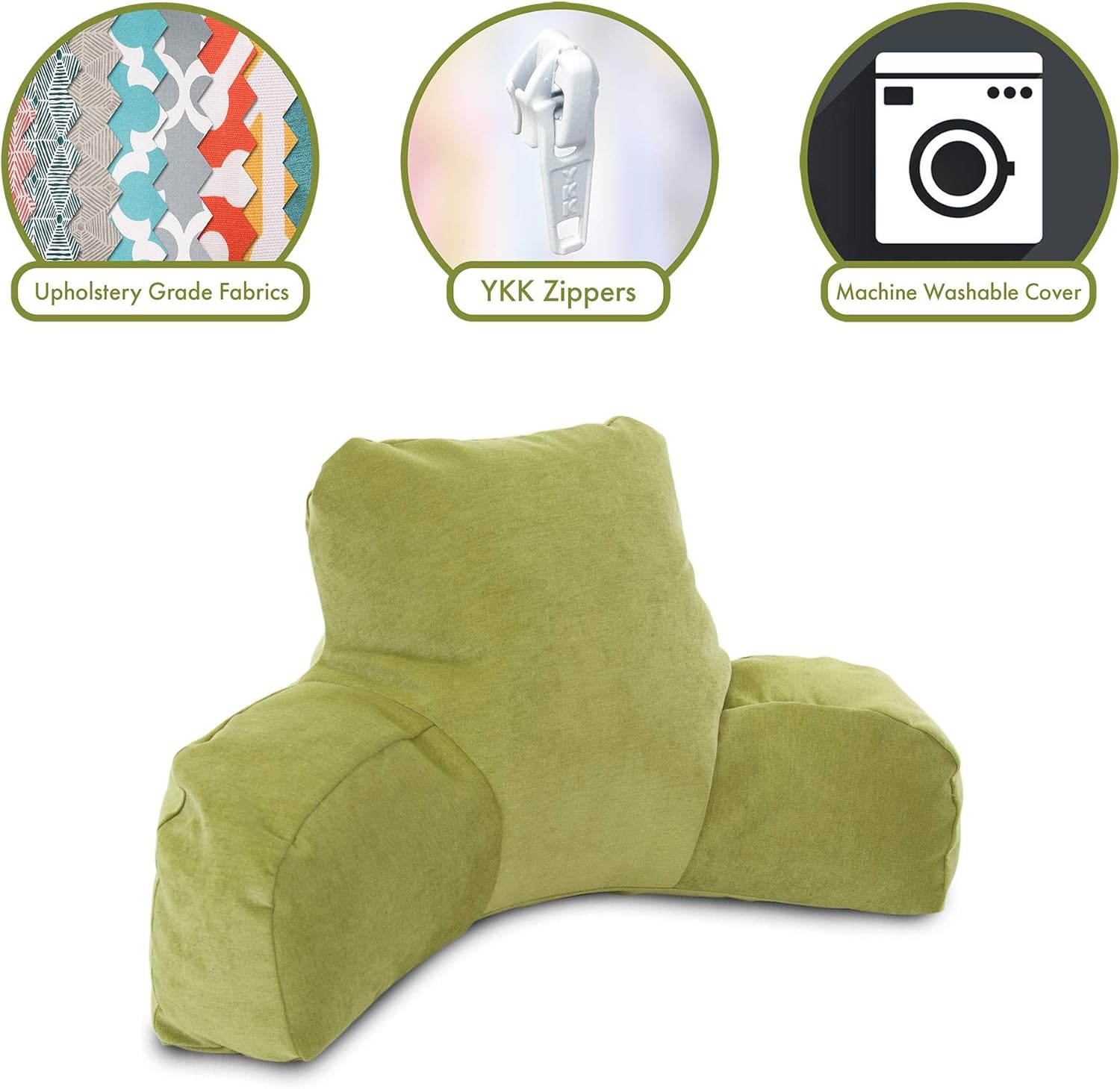 Majestic Home Goods Villa Reading Pillow - Apple