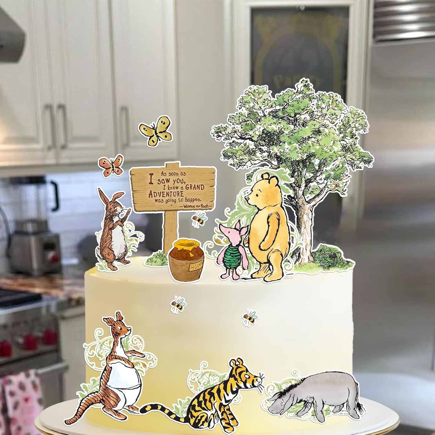 Winnie Cake Toppers 13pcs Baby Shower Decorations