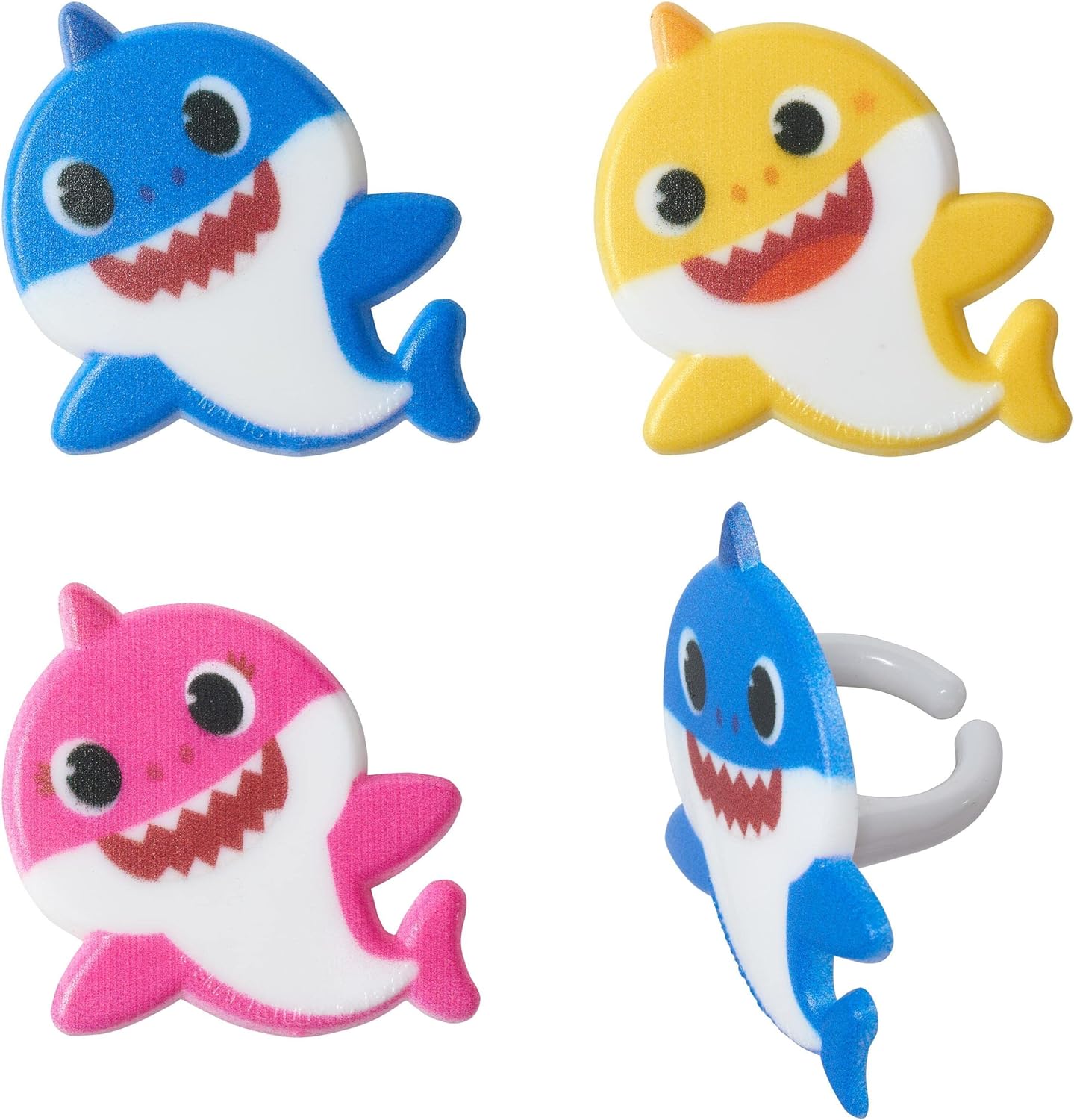 DecoPac Pinkfong Baby Shark 24 Cupcake Toppers 1