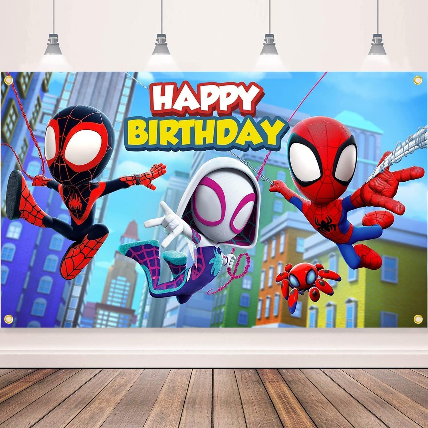 Spidey Themed Birthday Decorations Kit