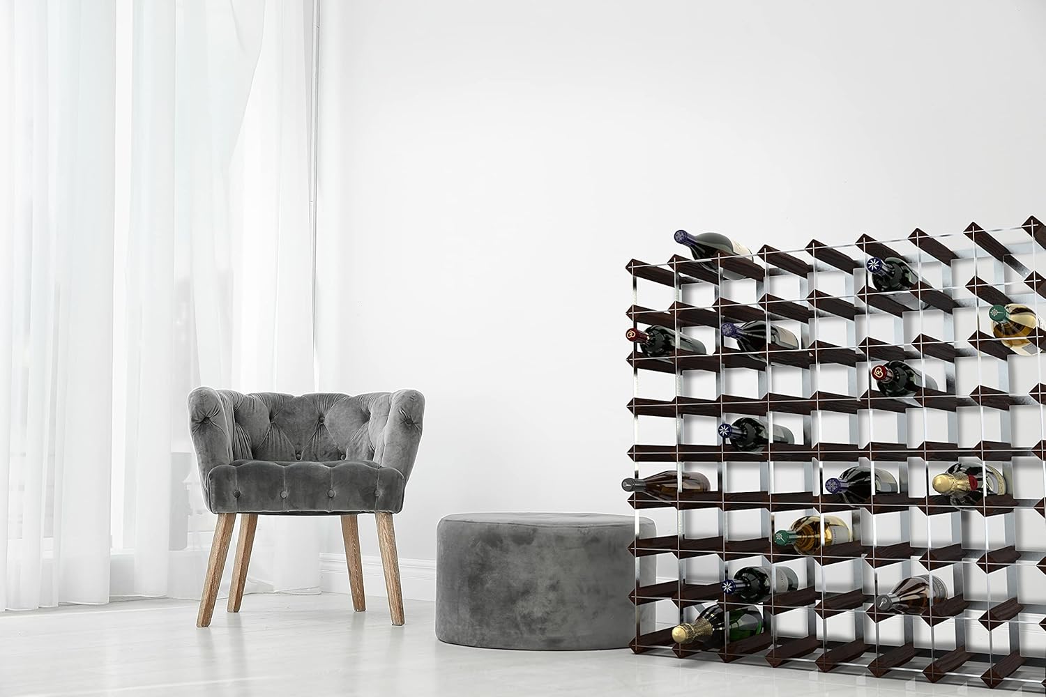 RTA Traditional Wine Rack - 72 Bottle Storage