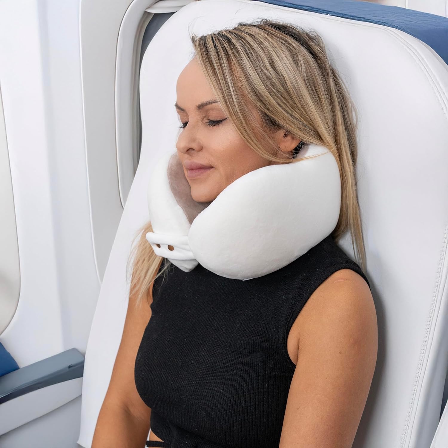 Skyyhi Womens Fitted Neck Pillow for Travel