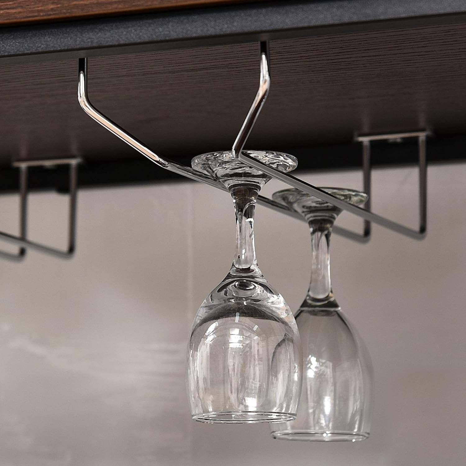 HOMCOM Industrial Wine Rack with 11-Bottle Holder Free Standing with Glass Holders