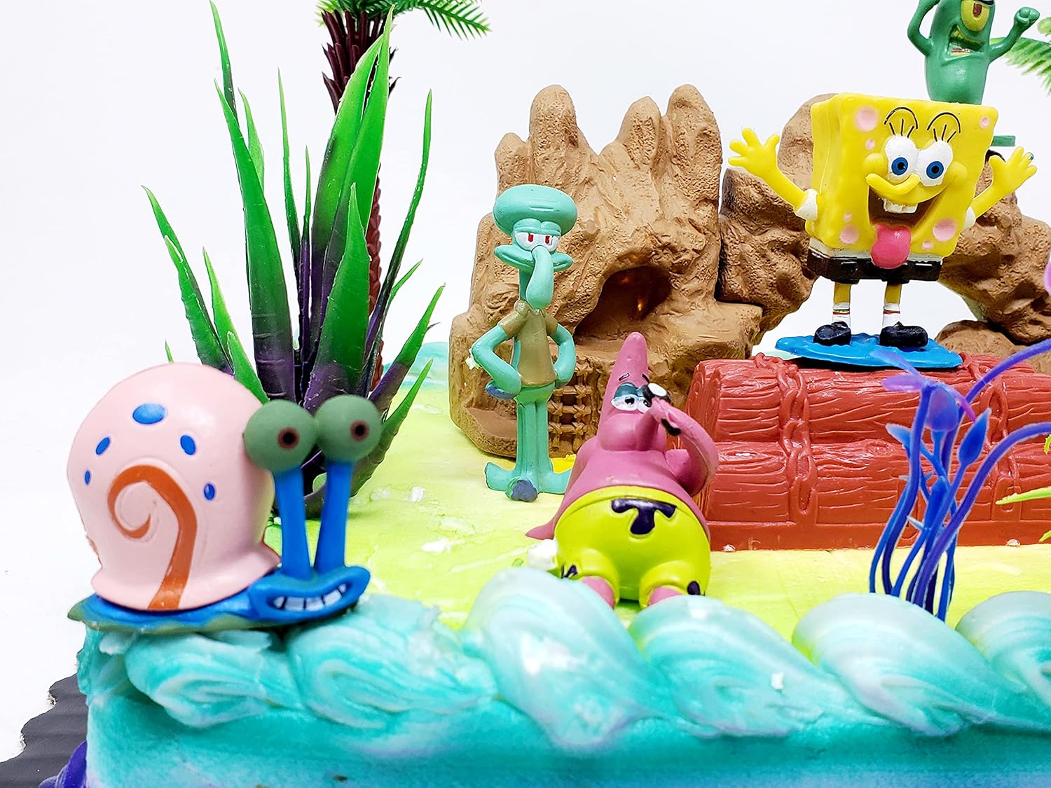 Birthday Celebrations Spongebob Squarepants Cake Topper Set