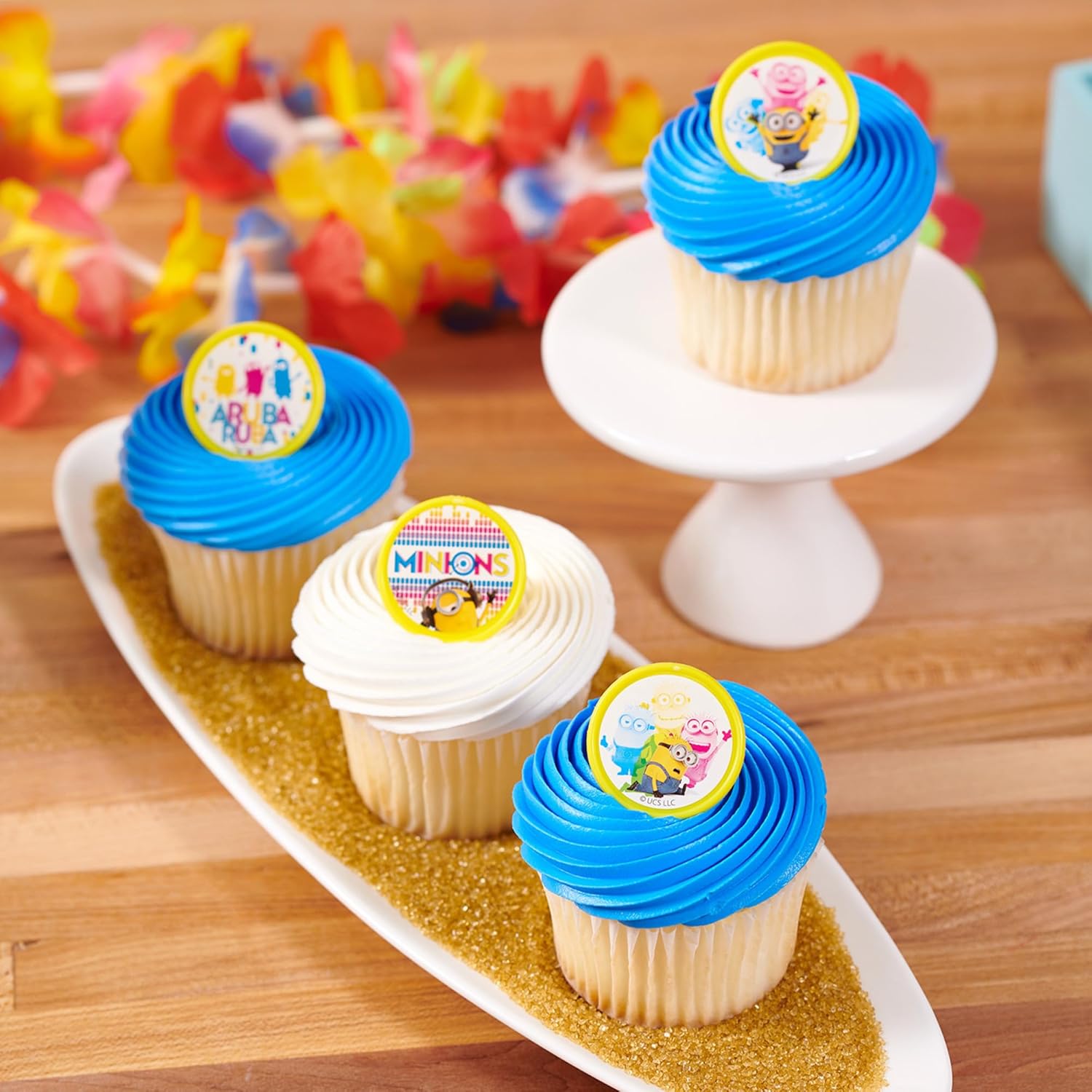 Despicable Me Minions Cupcake Rings 24 Pack