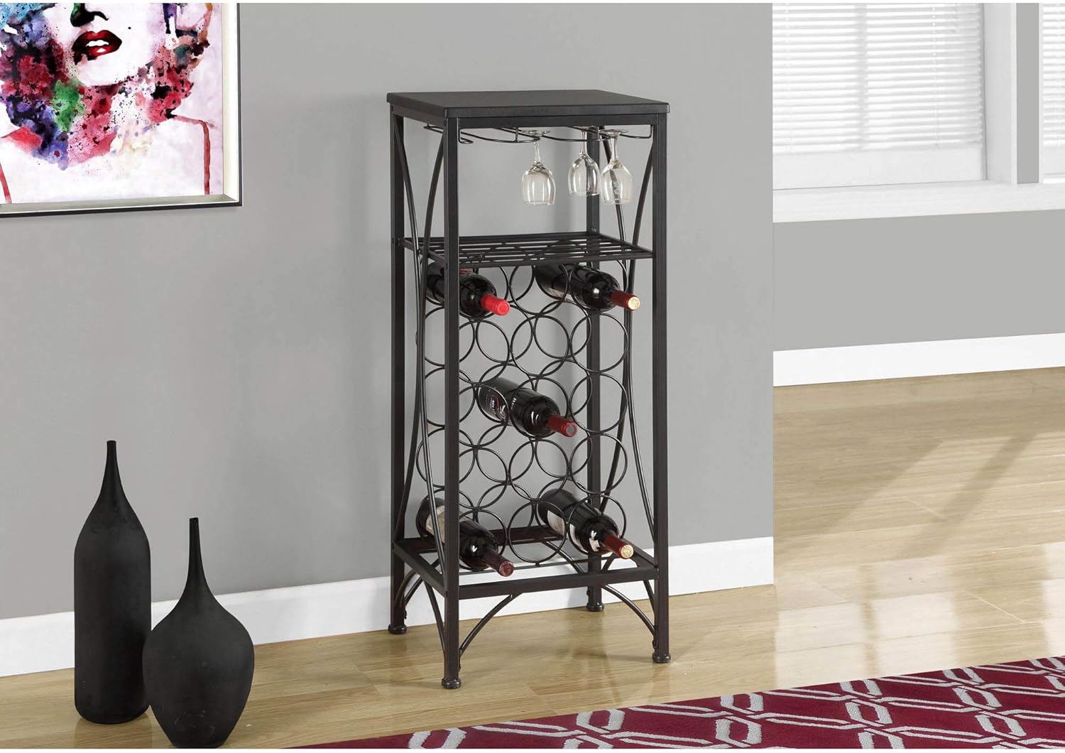 Monarch Specialties 3347 Freestanding Wine Rack 1