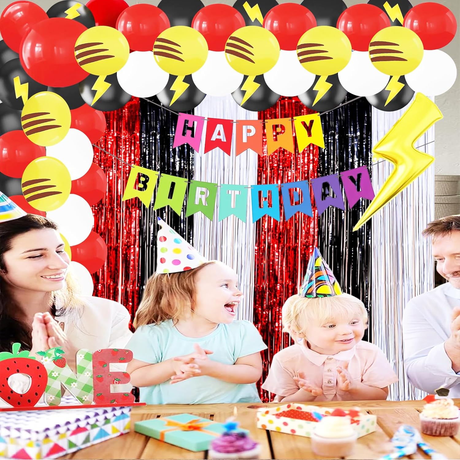 23Pcs Cartoon Ball Birthday Decor Set 1