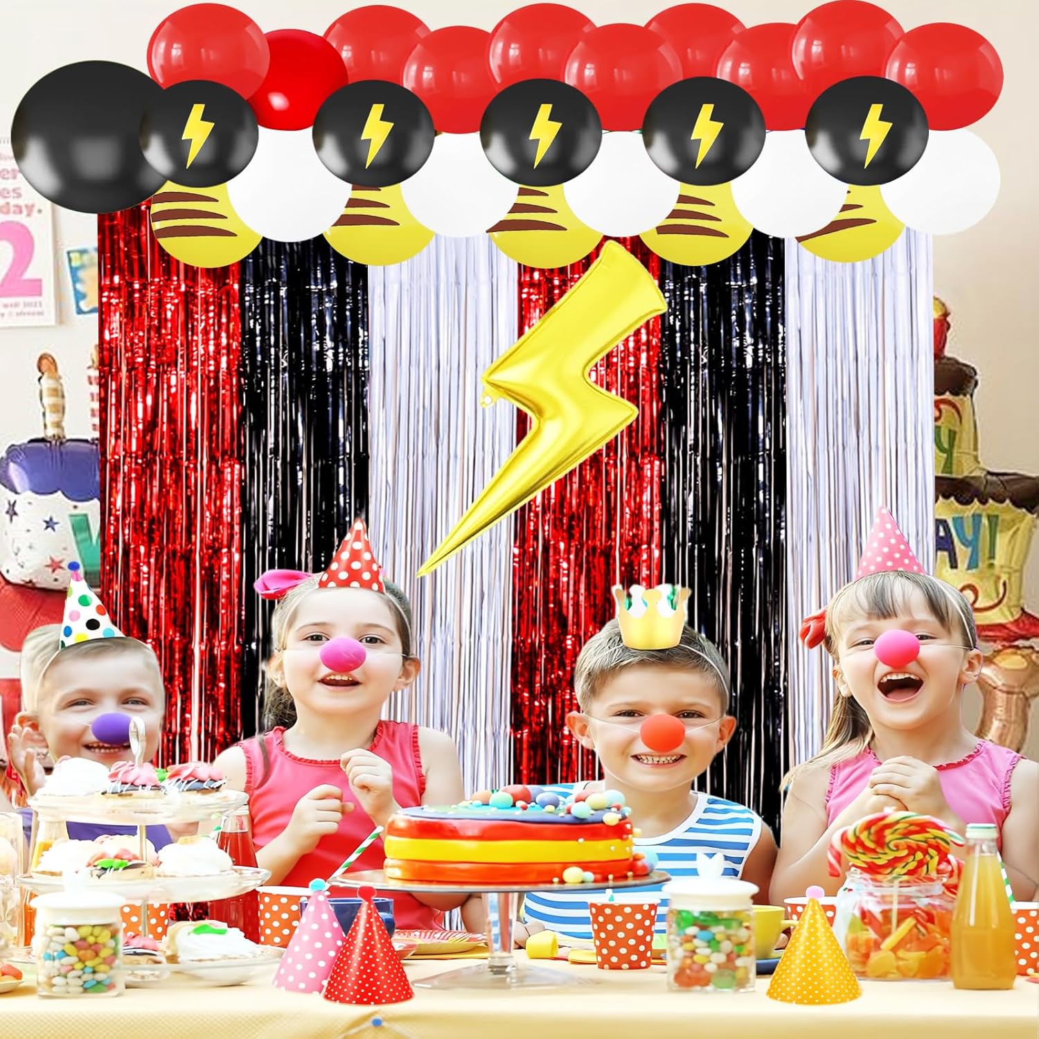 23Pcs Cartoon Ball Birthday Decor Set 1