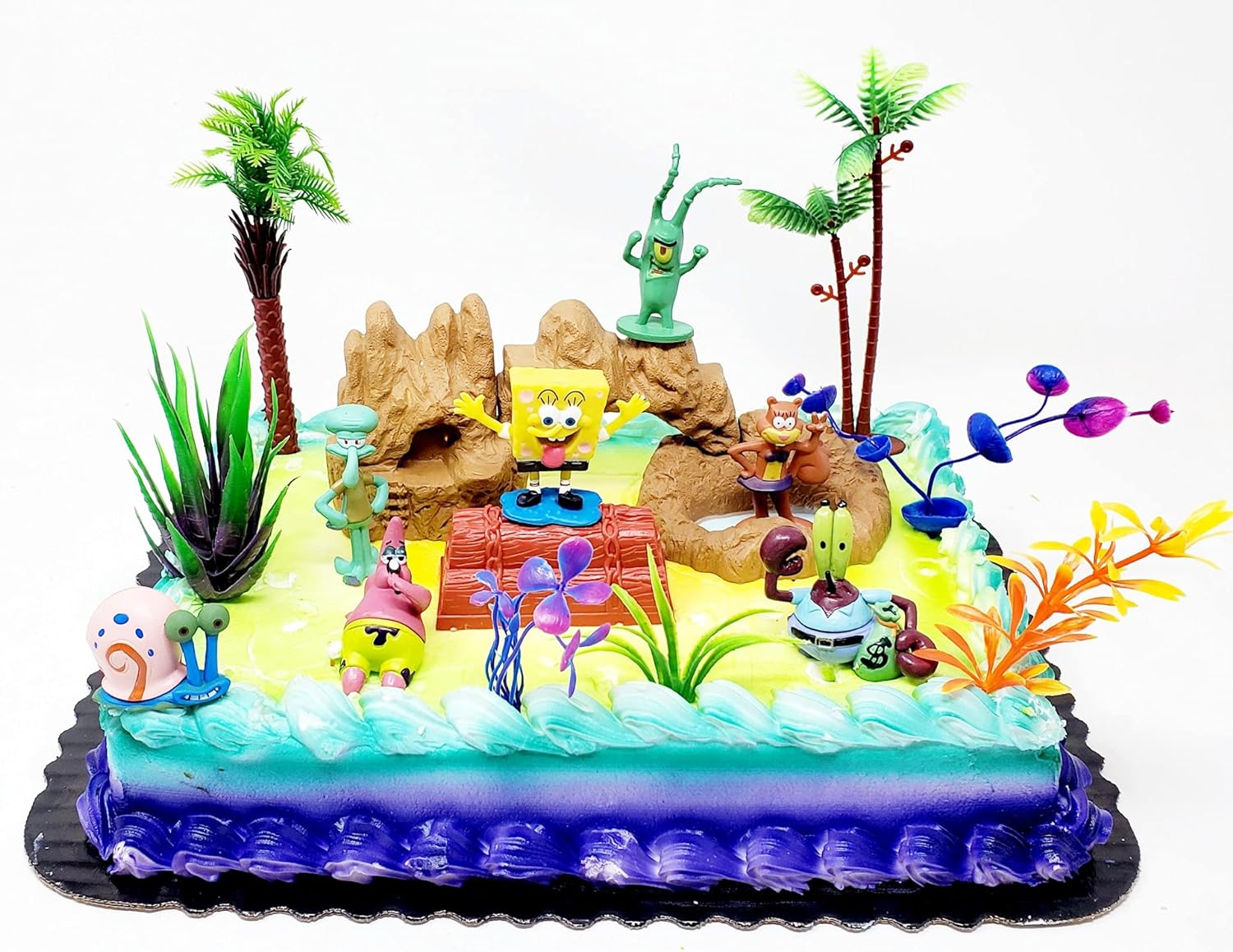 Birthday Celebrations Spongebob Squarepants Cake Topper Set