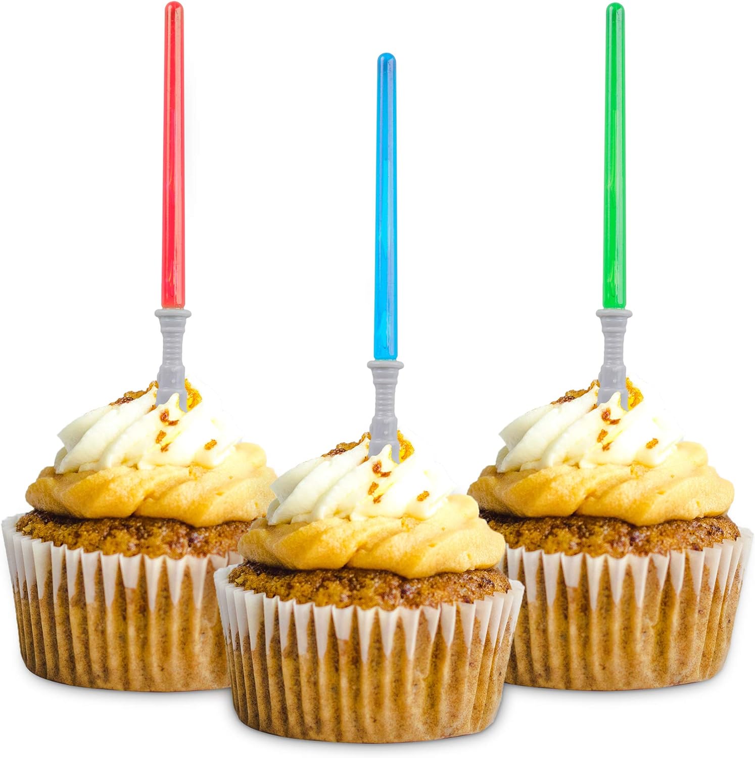 Super Z Outlet Light Sabre Cupcake Toppers Set of 24