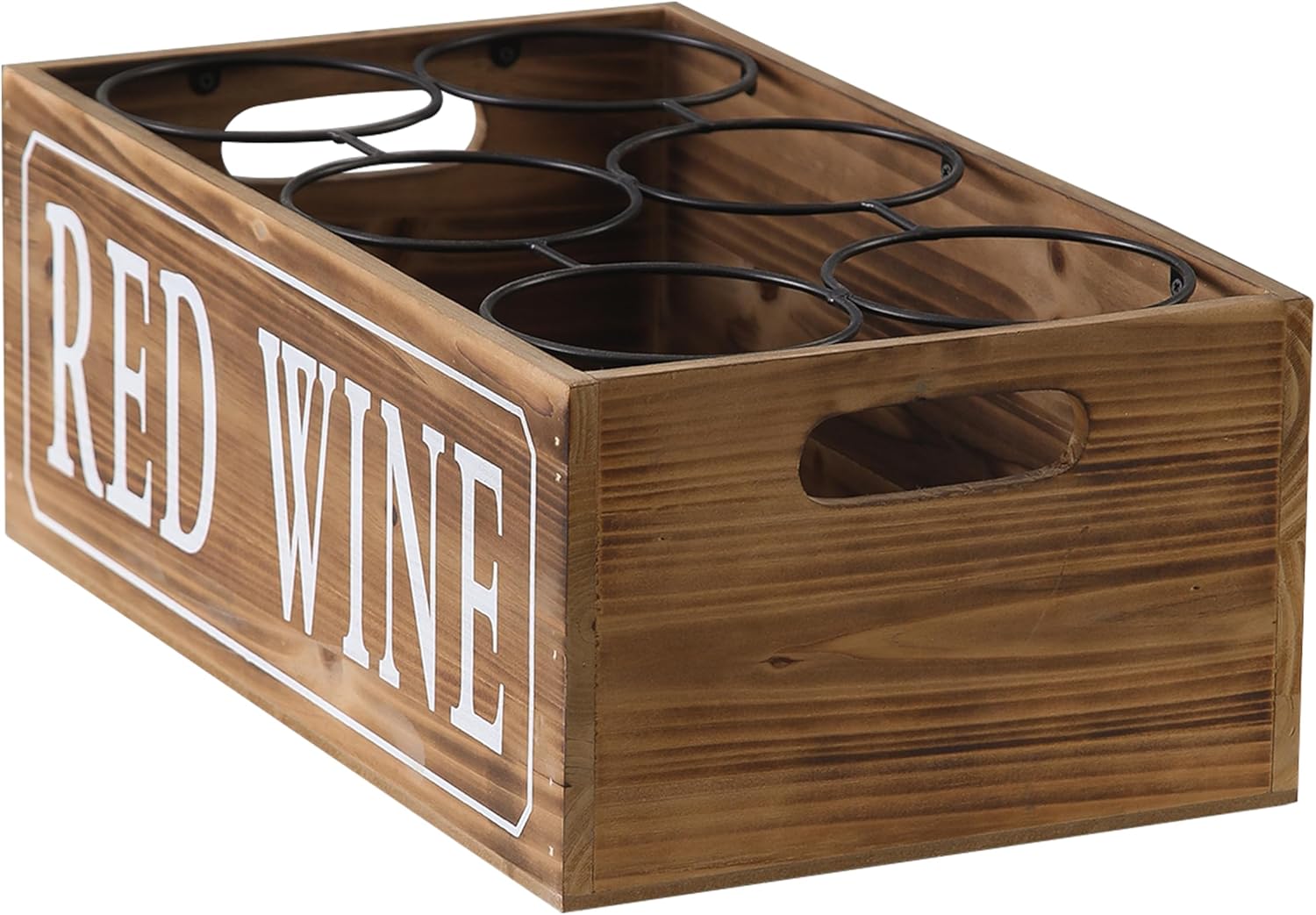 Sintosin Rustic Wooden Wine Rack Countertop 16x9 Inch