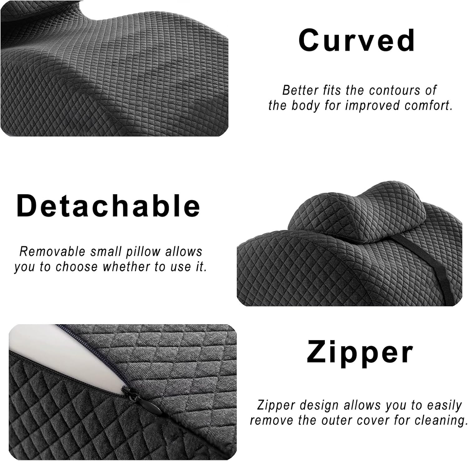 Ergonomic Memory foam Prone Support Pillow for Adult