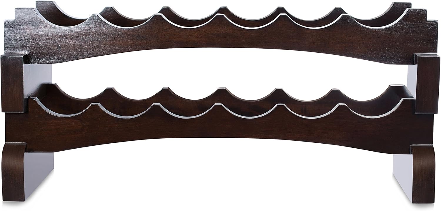 BIRDROCK HOME Stackable Wine Racks Set of 2