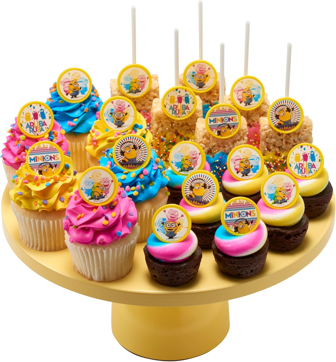 Despicable Me Minions Cupcake Rings 24 Pack