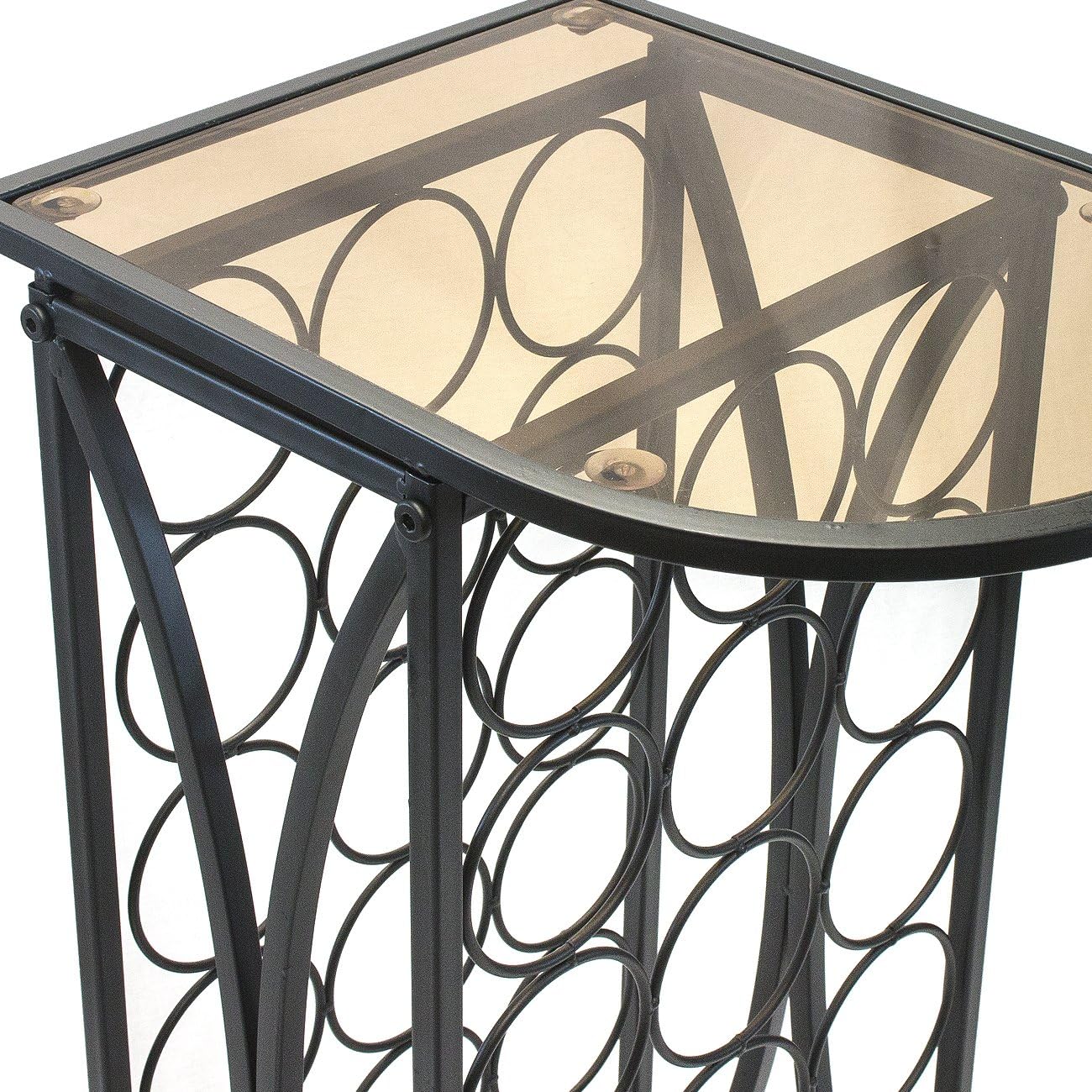 Sorbus Bordeaux Chateau Style Wine Rack Stand Holds 18 Bottles