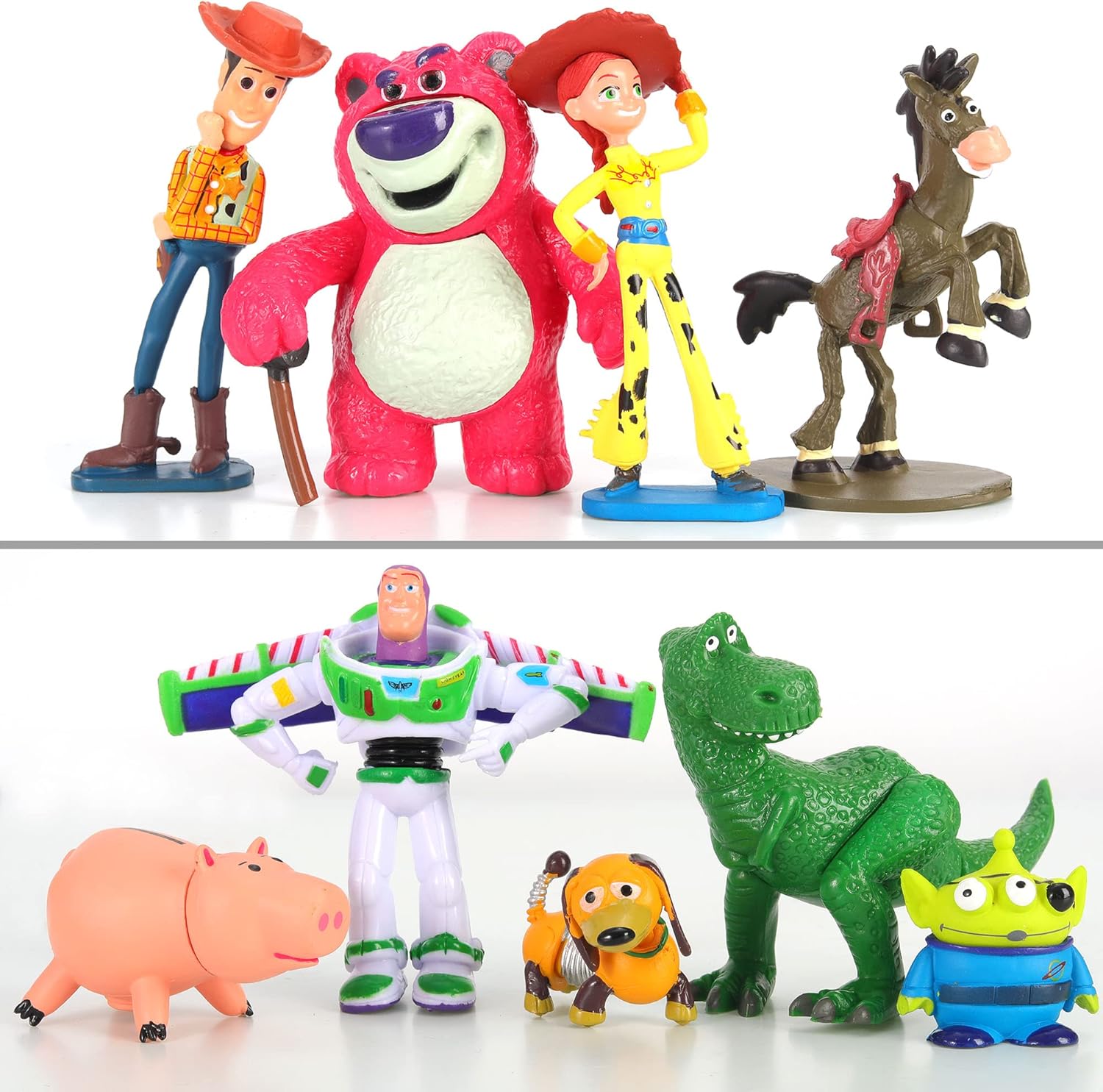 9Pack Story Action Figures with Cake Topper for Kids