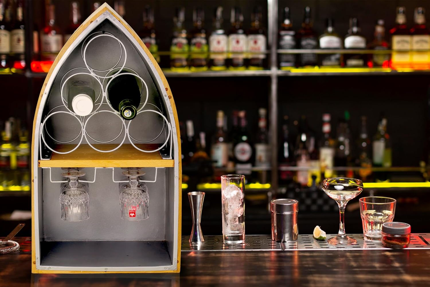 Nagina International Freestanding Wine Rack