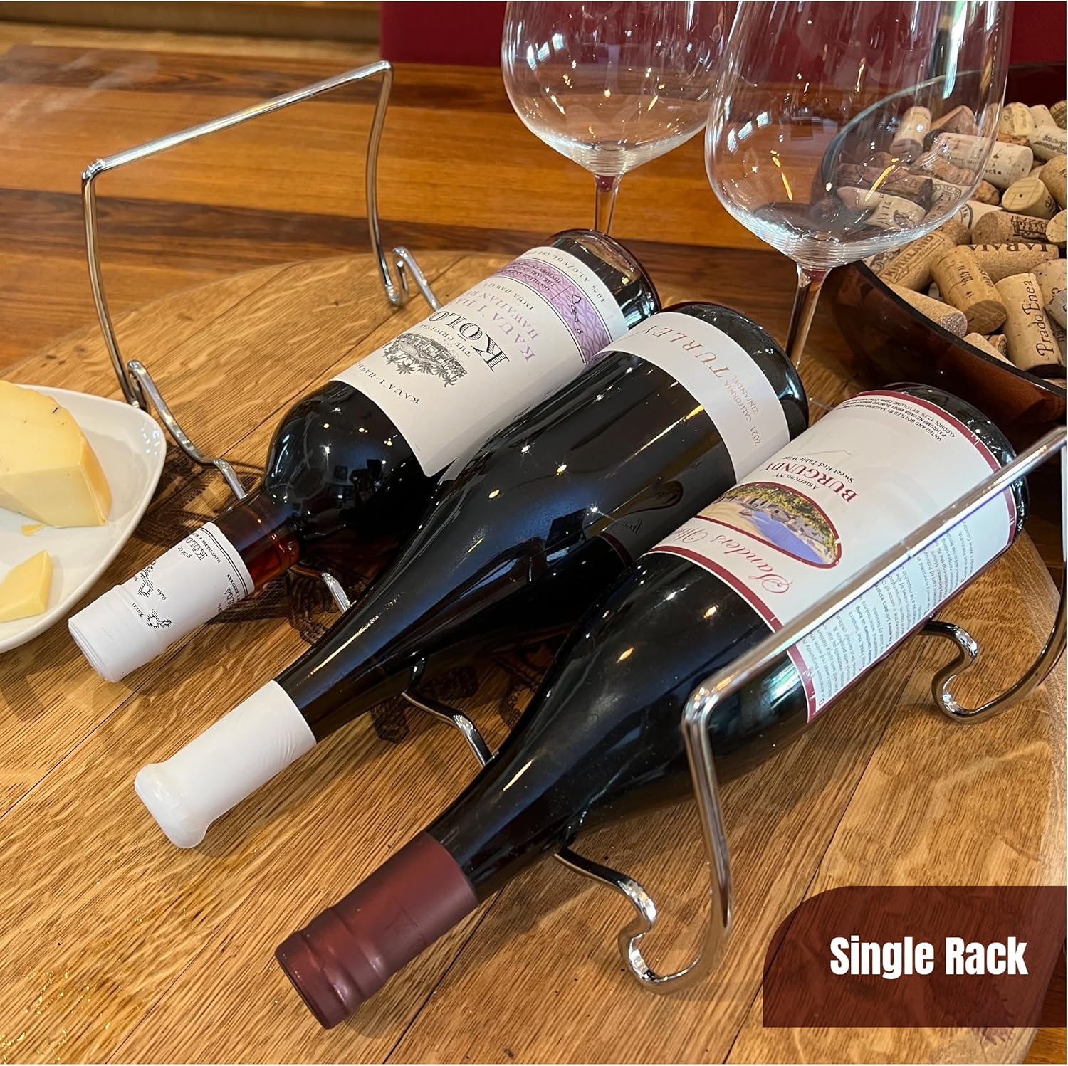 Lilys Home 12-Bottle Tabletop Wine Rack