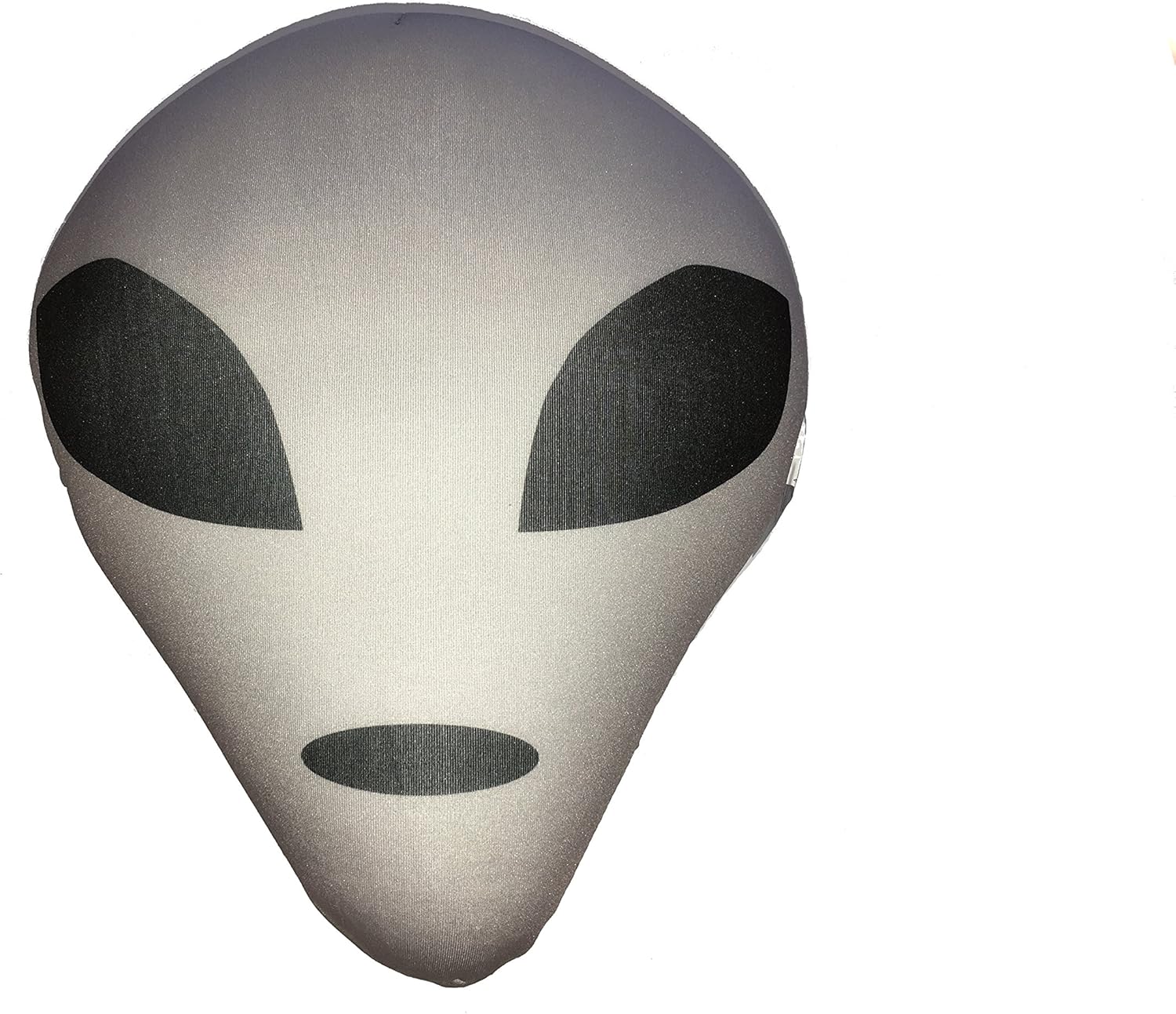 Grey Alien Head Microbead Pillow Combo Pack 2
