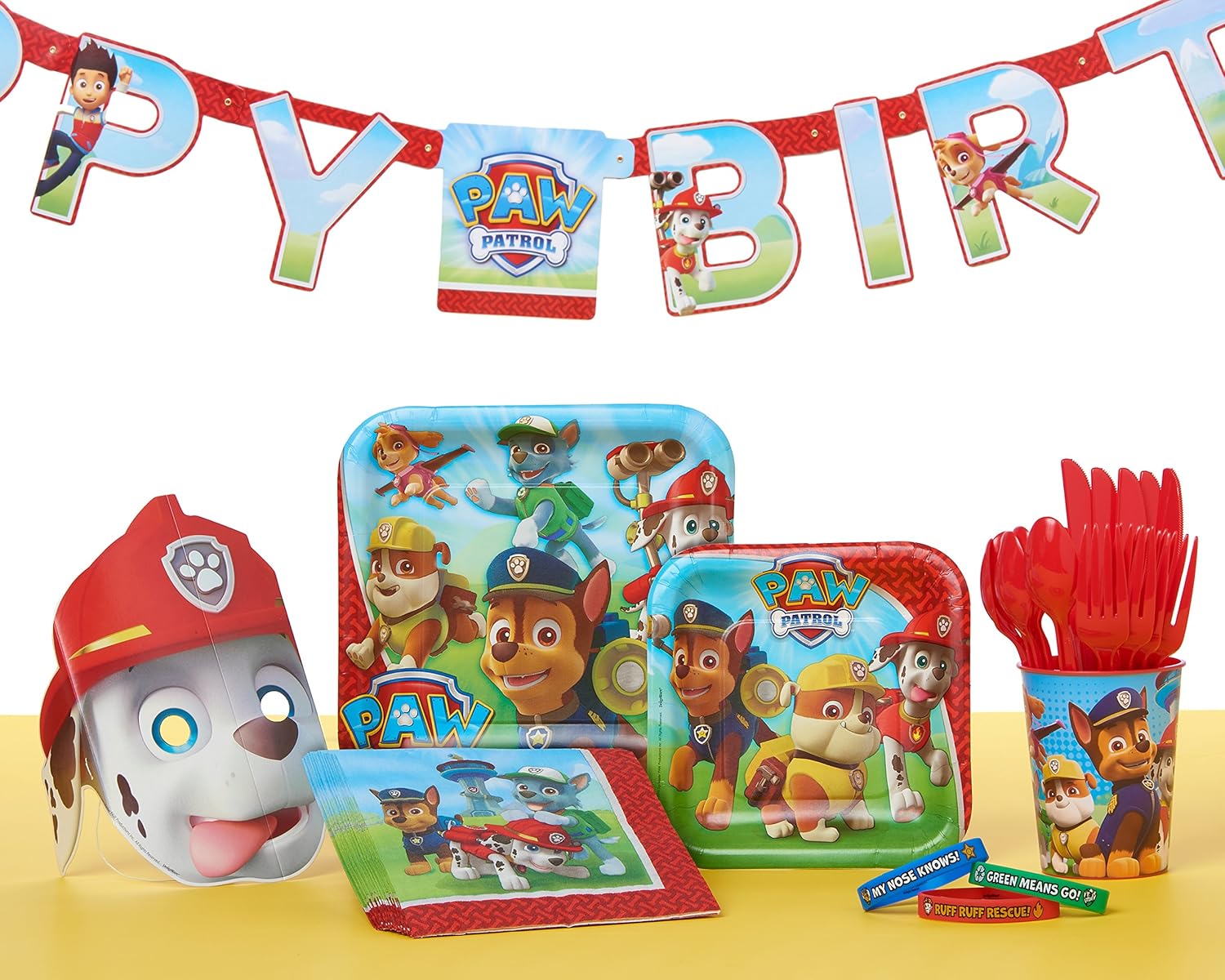 Amscan PAW Patrol 5-Count Wall Decorations