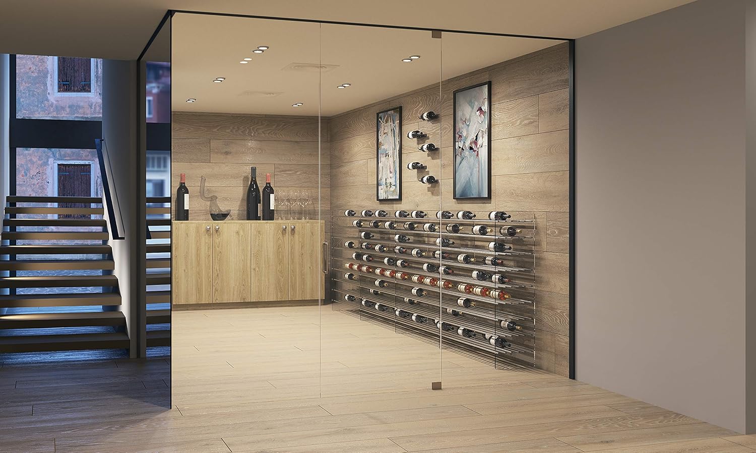 VintageView Evolution Wine Tower 4 Column